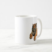 Schönes Bengalisches Tiger-Foto Kaffeetasse (VorderseiteRechts)