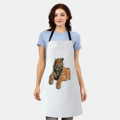 Schönes Bengalisches Tiger-Foto Schürze (Getragen)
