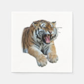 Schönes Bengalisches Tiger-Foto Serviette (Vorderseite)