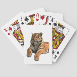 Schönes Bengalisches Tiger-Foto Spielkarten