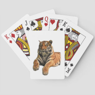 Schönes Bengalisches Tiger-Foto Spielkarten