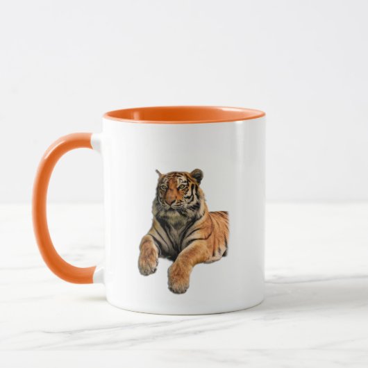 Schönes Bengalisches Tiger-Foto Tasse (Links)