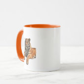 Schönes Bengalisches Tiger-Foto Tasse (Vorderseite Links)