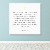 Schönes Bibelangebot 1 Korinther 13:4 Leinwanddruck (Insitu (Holzboden))