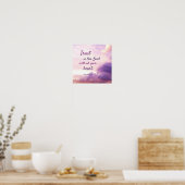 Schönes Bibelpreisangebot Poster (Küche)