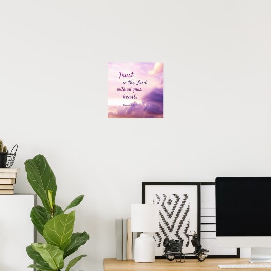 Schönes Bibelpreisangebot Poster (Heimbüro)