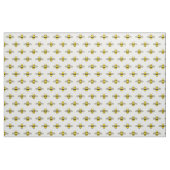 Schönes Bienenmuster auf Weiß Stoff (Yard (91,4 cm))