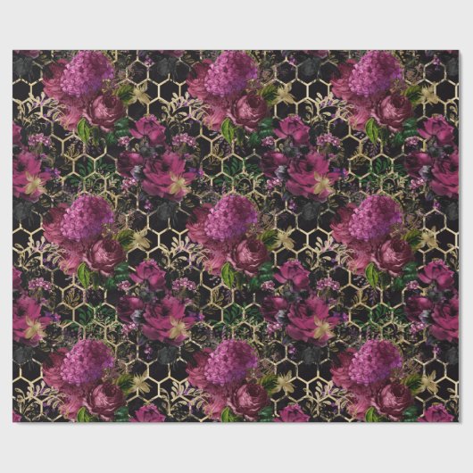 Schönes Bienenseriendesign 21 Geschenkpapier (Flach)