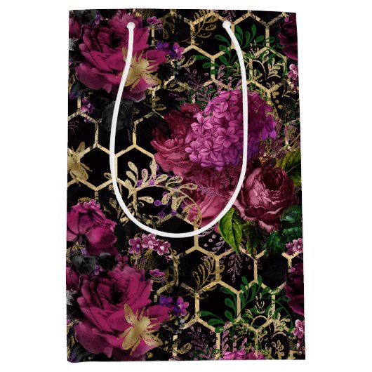 Schönes Bienenseriendesign 21 Mittlere Geschenktüte (Vorderseite)