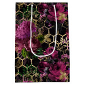 Schönes Bienenseriendesign 21 Mittlere Geschenktüte (Rückseite)