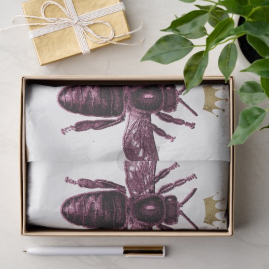 Schönes Bienenseriendesign 36 Seidenpapier (Geschenk)