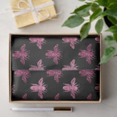 Schönes Bienenseriendesign 41 Gewebepapier Seidenpapier (Geschenk)