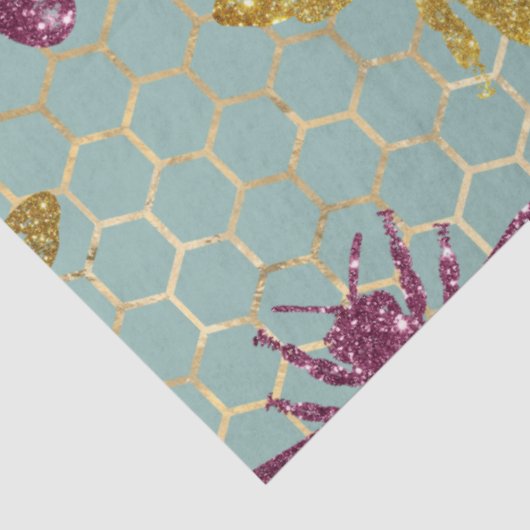 Schönes Bienenseriendesign 49 Seidenpapier (Ausschnitt)