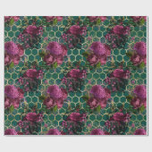 Schönes Bienenseriendesign 8 Geschenkpapier (Flach)