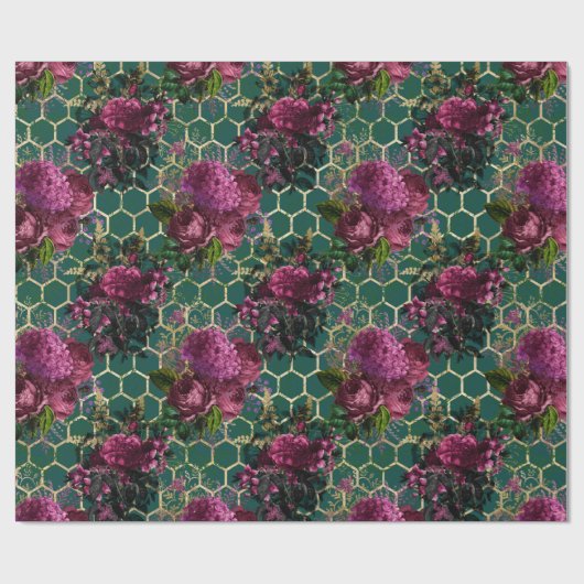 Schönes Bienenseriendesign 8 Geschenkpapier (Flach)