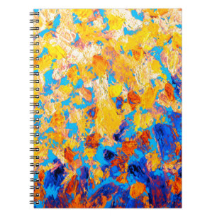 Schönes Bild handgemacht gouache dab etude ske Notizblock