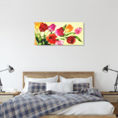 Schönes Bild von Tulips Leinwanddruck (Insitu (Schlafzimmer))
