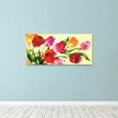 Schönes Bild von Tulips Leinwanddruck (Insitu (Holzboden))