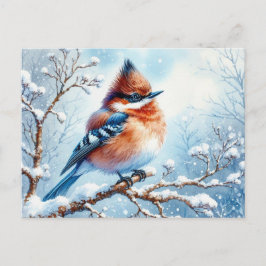 Schönes Bird White Painting Postkarte