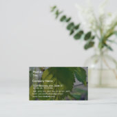 Schönes Birken-Blätter Visitenkarte (Stehend Vorderseite)