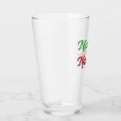 Schönes bis bewiesenes schmutziges Trinkglas Glas (Rechts)