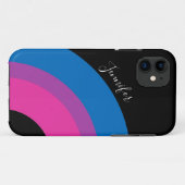 Schönes Bisexuelles Flag Niedlich Case-Mate iPhone Hülle (Rückseite (Horizontal))