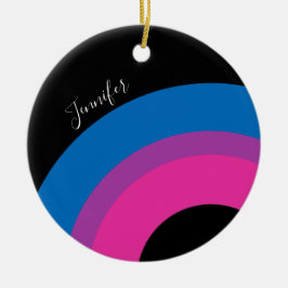 Schönes Bisexuelles Flag Niedlich Keramik Ornament