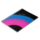 Schönes Bisexuelles Flag Niedlich Notizblock (Linke Seite)