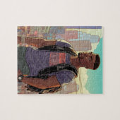 Schönes Black Men Puzzle (Horizontal)