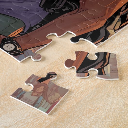 Schönes Black Men Puzzle (Seite)