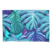 Schönes Blätter Muster Kissenbezug (Vorderseite)