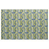 Schönes Blau und Gelb Mittelalter Abstrakt Stoff (Fat Quarter (45,7 x 55,9 cm))