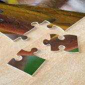 Schönes Blau und Gold Macaw Puzzle (Seite)