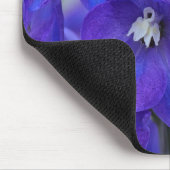 Schönes blaues Delphinium Mousepad (Ecke)