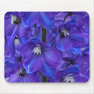 Schönes blaues Delphinium Mousepad