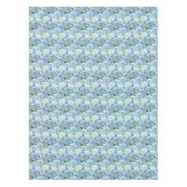 Schönes blaues Hydrangea-Blumen-Muster Tischdecke