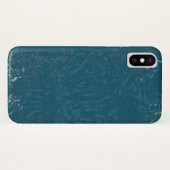 Schönes blaues keltisches Design Case-Mate iPhone Hülle (Rückseite (Horizontal))