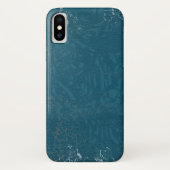 Schönes blaues keltisches Design Case-Mate iPhone Hülle (Rückseite)