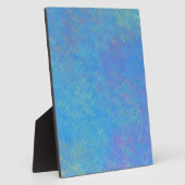 Schönes blaues Marmorpapier-Look Fotoplatte (Seite)