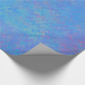 Schönes blaues Marmorpapier-Look Geschenkpapier (Ecke)