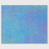 Schönes blaues Marmorpapier-Look Geschenkpapier (Flach)