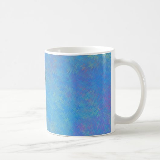 Schönes blaues Marmorpapier-Look Kaffeetasse (Rechts)
