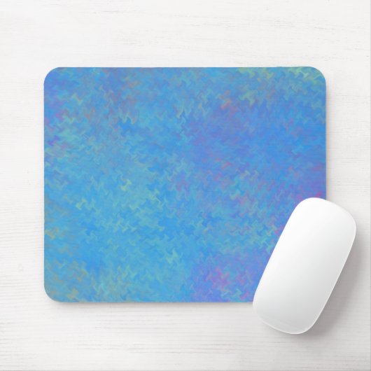 Schönes blaues Marmorpapier-Look Mousepad (Mit Mouse)