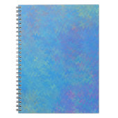 Schönes blaues Marmorpapier-Look Notizblock (Vorderseite)