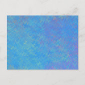 Schönes blaues Marmorpapier-Look Postkarte (Vorderseite)