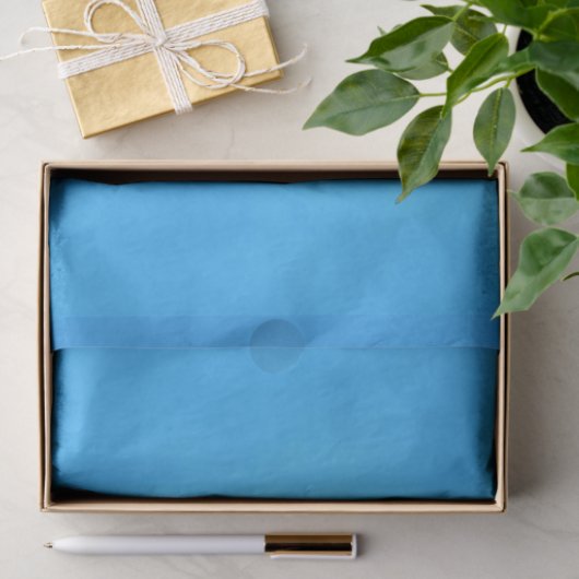 Schönes blaues Parchment Seidenpapier (Geschenk)