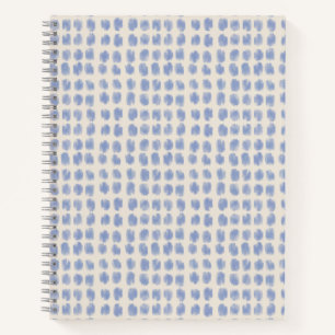 Schönes blaues und beiges Journal Notizblock