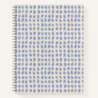 Schönes blaues und beiges Journal  Notizblock