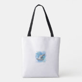 Schönes blaues Wasser mit Hammerkopf Tasche (Rückseite)