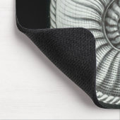 Schönes Bleistiftzeichnen von Amaltheus Ammoniten Mousepad (Ecke)